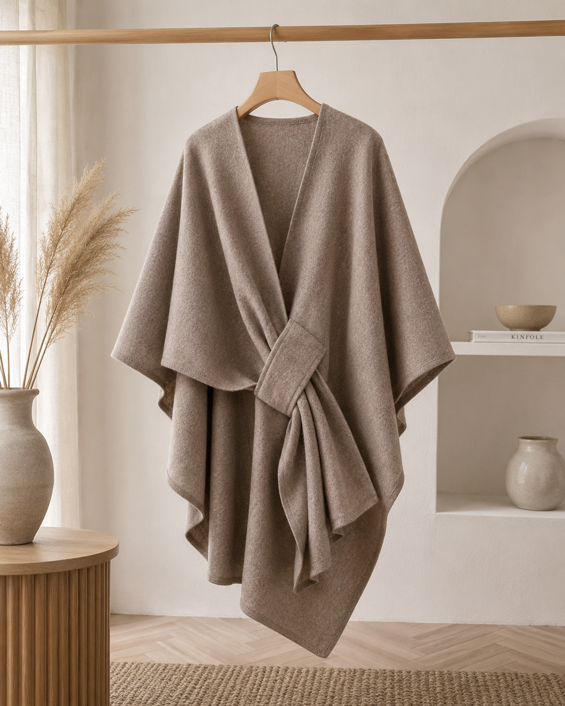 Blød Poncho Sjal